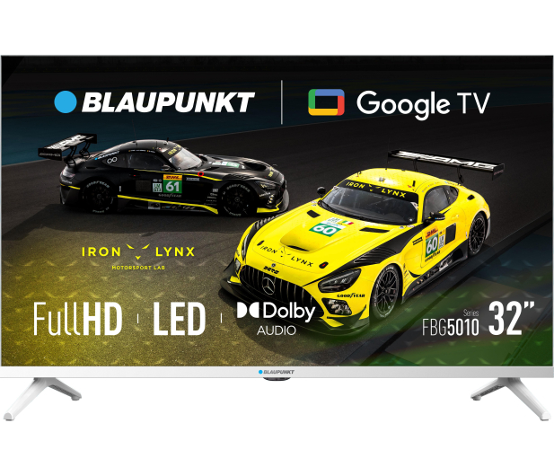 Blaupunkt 32FBG5010S 32"  LED Full HD Google TV DVB-T2 Biał - 1325646 - zdjęcie